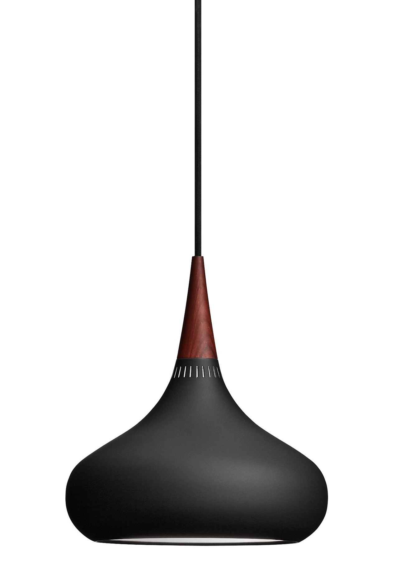 Orient preto, candeeiro de teto da marca Fritz Hansen, na Traço de Luz iluminação, Portugal